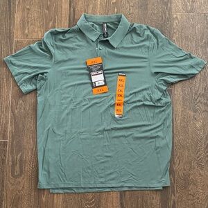 Kirkland Signature Teal Polo Shirt
